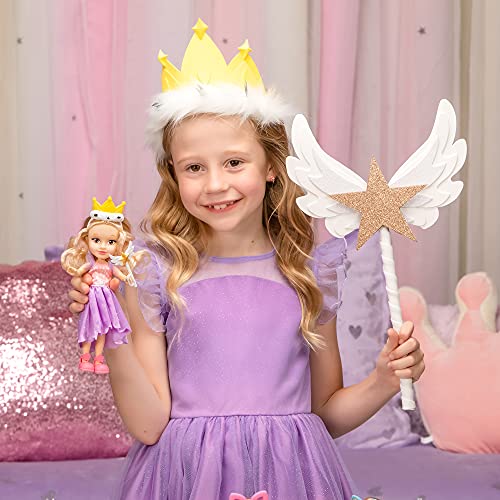 Nastya's My BFF Princess Doll: 8-inch, Fancy Outfit with Crown