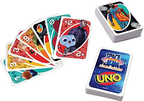 UNO Space Jam: A New Legacy Themed Card Game Featuring 112 Cards with Movie Graphics - sctoyswholesale