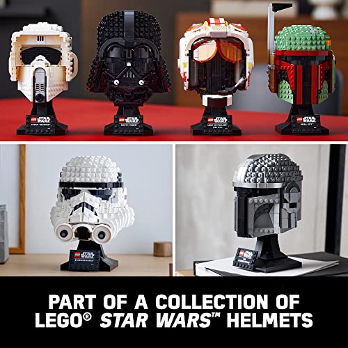 LEGO Star Wars Luke Skywalker Red 5 Helmet Set, Buildable Collection Display Model