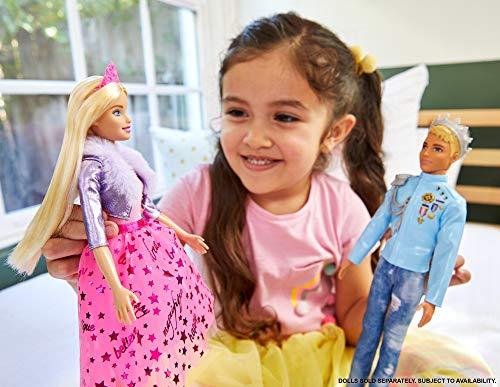 Barbie Princess Adventure Prince Ken Doll (12-inch) Wearing Jacket, Jeans and Crown - sctoyswholesale