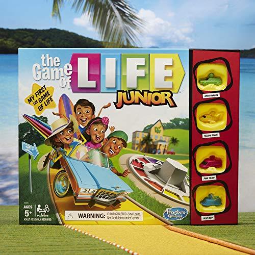 The Game of Life Junior Board Game for Kids Ages 5 and Up, Game for 2-4 Players - sctoyswholesale