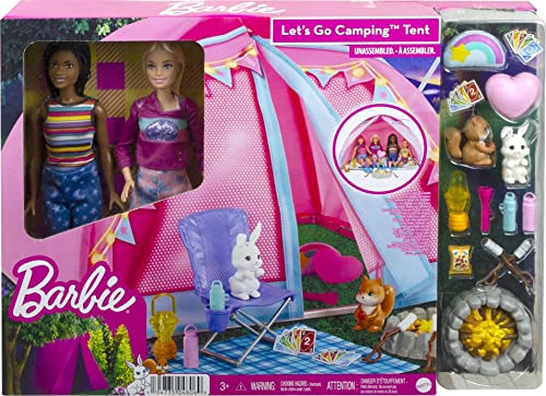Barbie Playset  Let's Go  Camping with Tent - sctoyswholesale