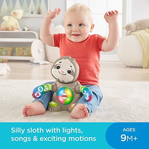 Fisher-Price Linkimals Smooth Moves Sloth - Interactive Educational Toy with Music, Lights, and Motion - sctoyswholesale