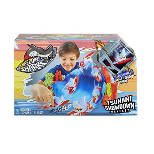 Shreddin' Sharks Tsunami Showdown Playset for Collectible Stunt Figures - sctoyswholesale