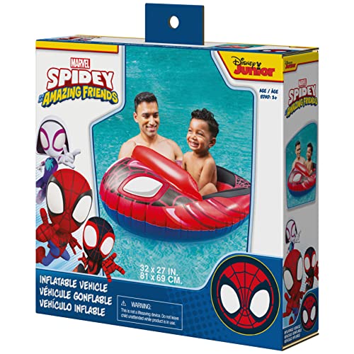 Swimways Marvel Spidey and His Amazing Friends Inflatable Water Boat Vehicle - sctoyswholesale