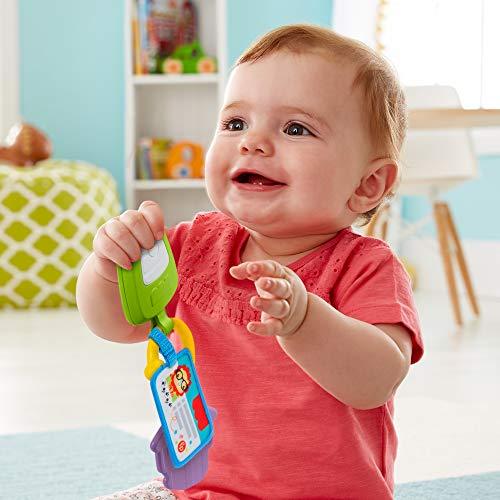 Fisher-Price Hit The Road Activity Keys, Take-Along Baby Rattle & Teething Toy - sctoyswholesale