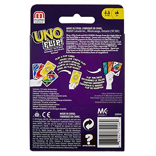 Mattel Games UNO Flip Tin Box Card Game - GDG37 for sale online