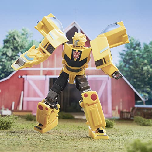 Transformers Toys EarthSpark Deluxe Class Bumblebee Action Figure, 5-Inch, Robot Toys for Kids Ages 6 and Up