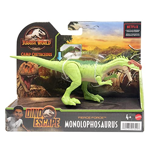 Jurassic World Fierce Force Monolophosaurus Camp Cretaceous Authentic Dinosaur Strike Motion Action Figure - sctoyswholesale