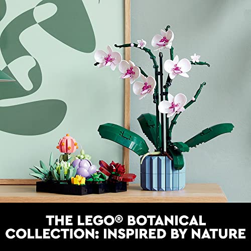 LEGO Icons Succulents 10309 Artificial Plants Set for Adults, Home Décor, Birthday, Creative Housewarming Gifts, Botanical Collection
