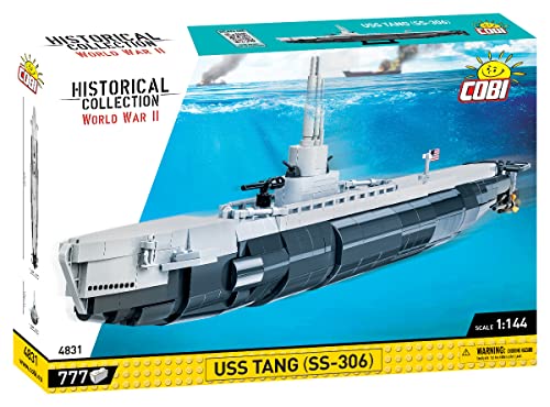 COBI Historical Collection World War II USS Tang (SS-306) Submarine, Various - sctoyswholesale