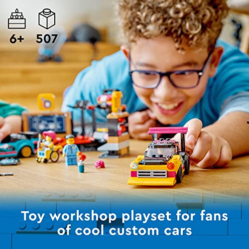 LEGO City Custom Car Garage 60389 Building Toy Set for Kids, Boys