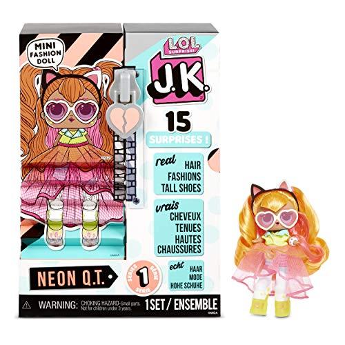 L.O.L. Surprise! JK Neon Q.T. Mini Fashion Doll with 15 Surprises - sctoyswholesale