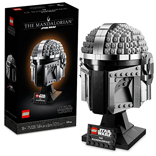LEGO Star Wars The Mandalorian Helmet 75328 Buildable Model Kit