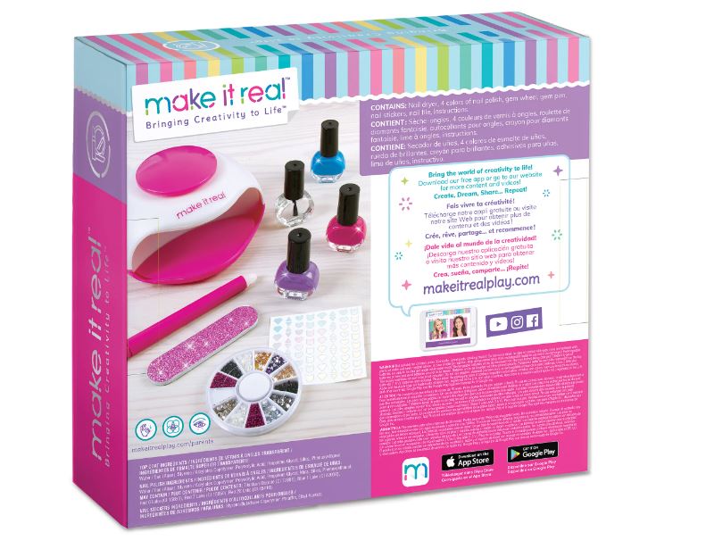 Wholesale Toysical Nail Art Kit for Girls - Girls Nail Polish Sets for Kids  or Tweens - Non Toxic Nail Gift Set - Top Birthday Gift for Ages 6, 7, 8, 9,