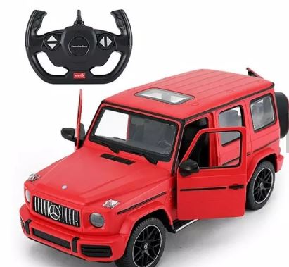 Mercedes Benz 1:24 Scale 4wd Model Car RC with Controller (Black/White/Yellow)