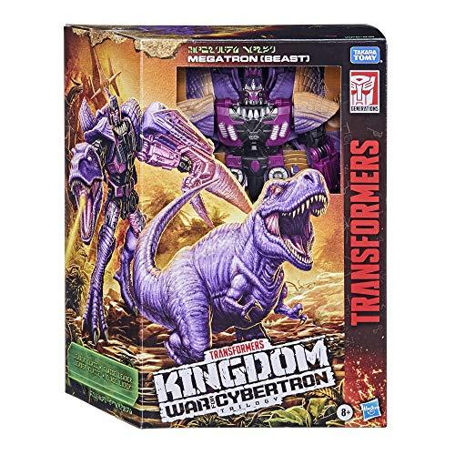 Transformers Toys Generations War for Cybertron: Kingdom Leader WFC-K10 Megatron (Beast) Action Figure - Kids Ages 8 and Up, 7.5-inch - sctoyswholesale