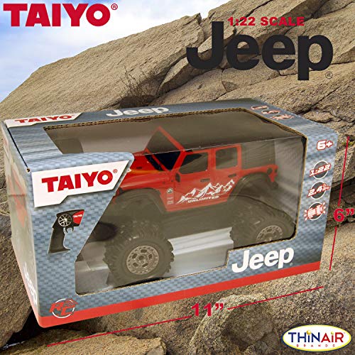 Taiyo RC Truck Jeep Rubicon Remote Control Car with Handset Controller