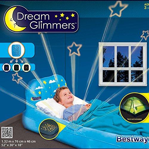 Bestway Dream Glimmers Kids Airbed, Blue - sctoyswholesale