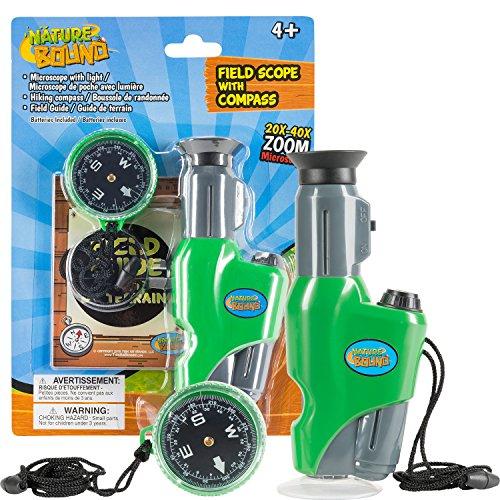 Toys Portable Field Microscope with Hiking Compass - sctoyswholesale