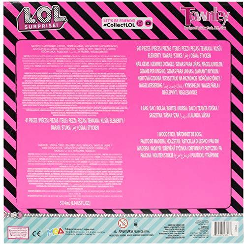 L.O.L Surprise! Townley Girl Peel- Off Nail Polish Activity Set for Girls - sctoyswholesale