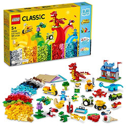 LEGO Classic Build Together 11020 Creative Building Toy Set for Kids, Girls, and Boys Ages 5+ (1,601 Pieces)