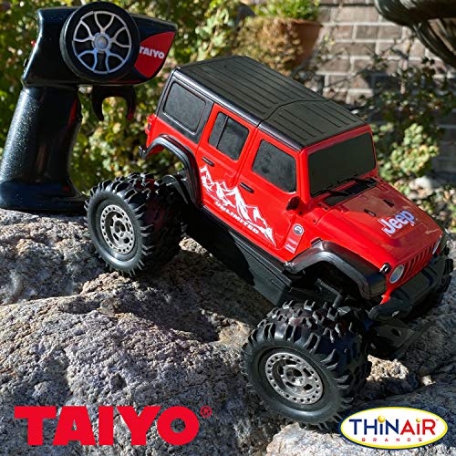 Taiyo RC Truck Jeep Rubicon Remote Control Car with Handset Controller