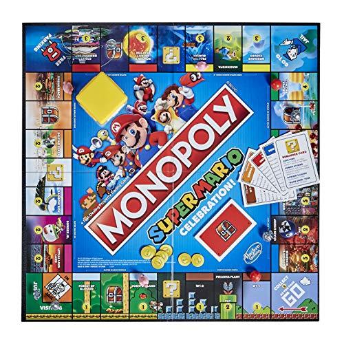 Monopoly Super Mario Celebration Edition Board Game for Super Mario Fans for Ages 8 and Up - sctoyswholesale