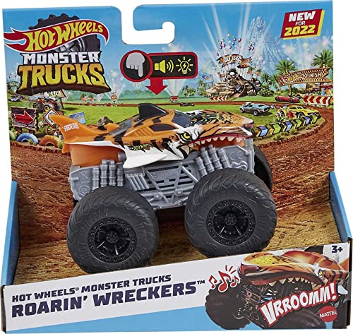Hot Wheels Monster Trucks, Oversized Monster Truck Bigfoot, 1:24 Scale  Die-Cast Toy Truck with Giant Wheels and Cool Designs