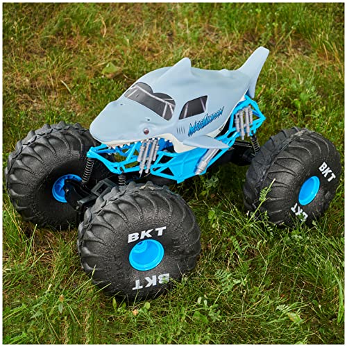 Monster Jam, Official Megalodon Storm All-Terrain Remote Control Monster  Truck for Boys and Girls, 1:15 Scale, Kids Toys for Ages 4-6+
