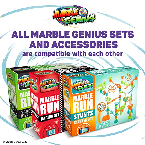 Marble Genius Flying Marbles Action Game - Family Table Game, Experience The Thrill of Racing, Includes an App with Additional Challenges