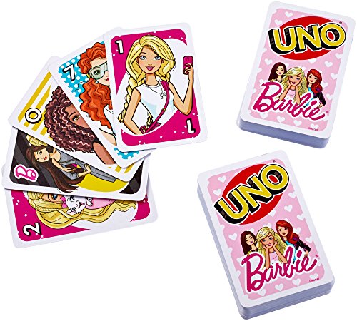 UNO Barbie Card Game, Matching Barbie Characters - sctoyswholesale