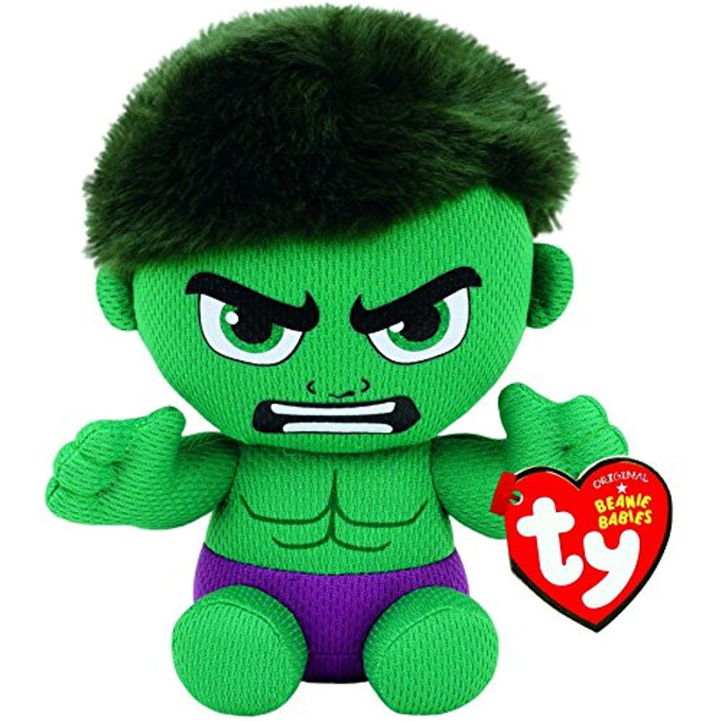 TY Marvel Incredible Hulk Plush Toy (6 inch) - sctoyswholesale
