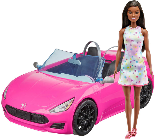 Barbie Doll & Convertible - Brunette - sctoyswholesale