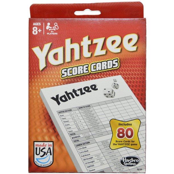 80-Sheet Yahtzee Score Cards - sctoyswholesale