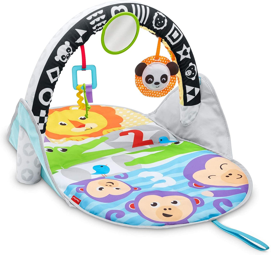 Fisher-Price Dive Right in Activity Mat, Pool-Themed playmat with 4 Toys  for Newborn Baby