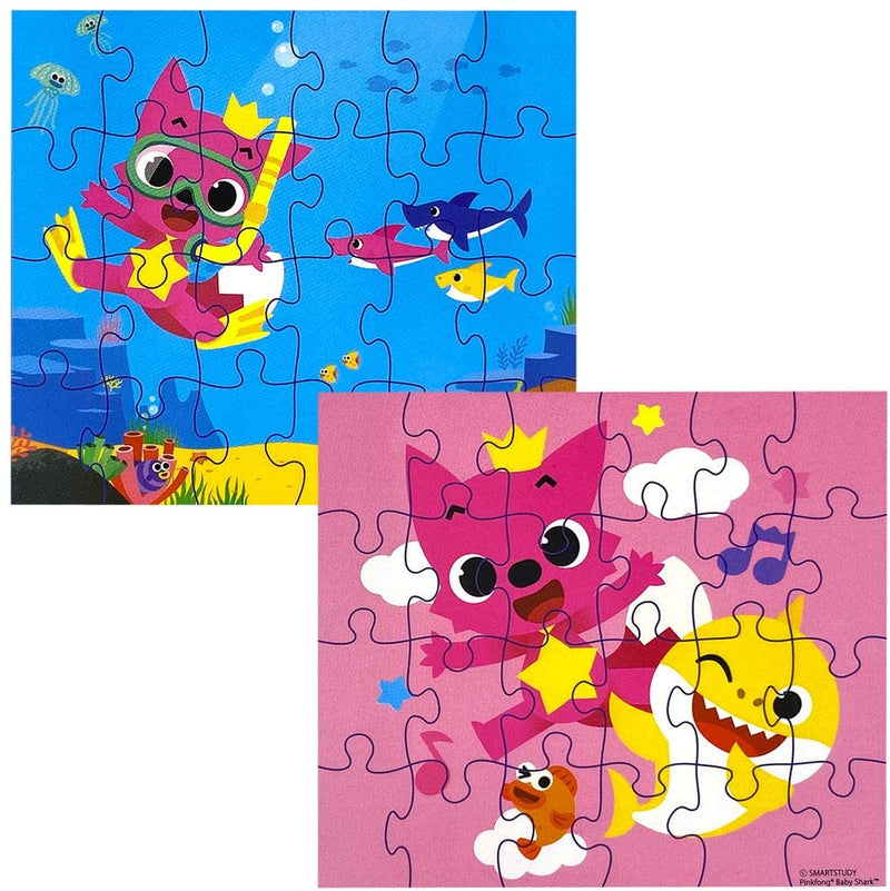 Baby Shark Jigsaw Puzzle, Board Game in Tower Box, (24 pcs) - sctoyswholesale