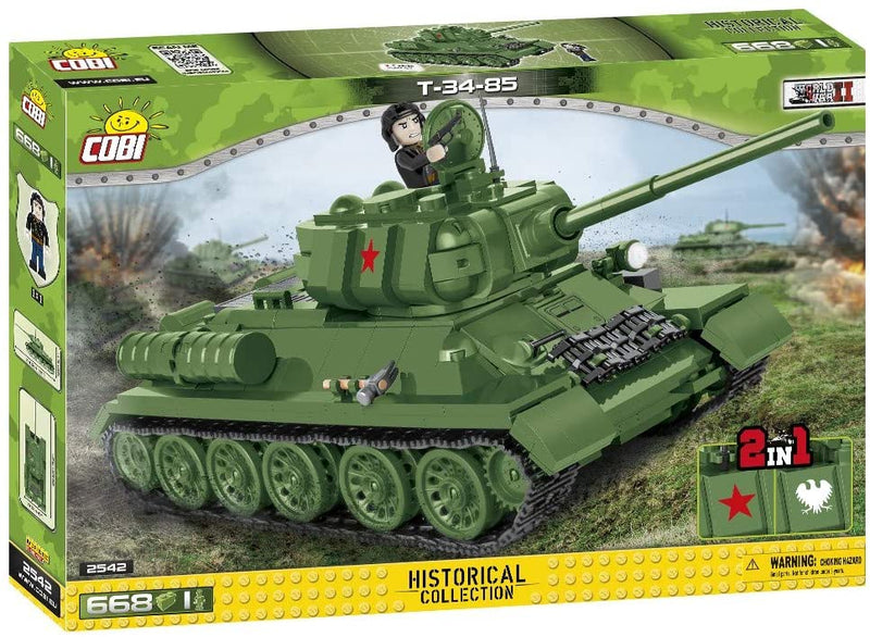 COBI Historical Collection T-34-85 Medium Tank Building toy set –  StockCalifornia