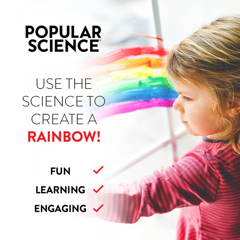 POPULAR SCIENCE Rainbow Science Kit | STEM Science Toys and Gifts for Educational and Fun
