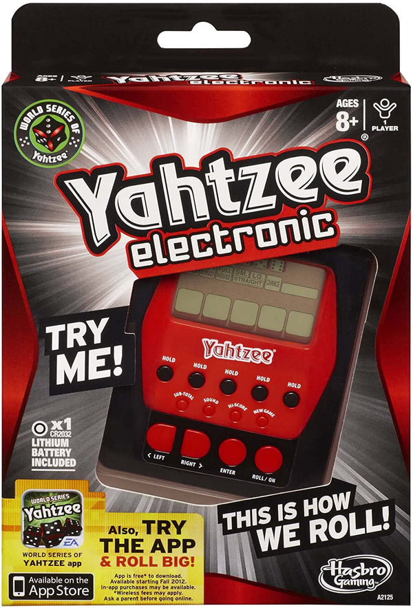 Yahtzee Handheld Digital Game - sctoyswholesale