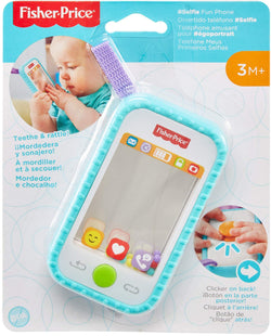 Fisher-Price #Selfie Fun Phone, Baby Rattle, Mirror and Teething Toy - sctoyswholesale