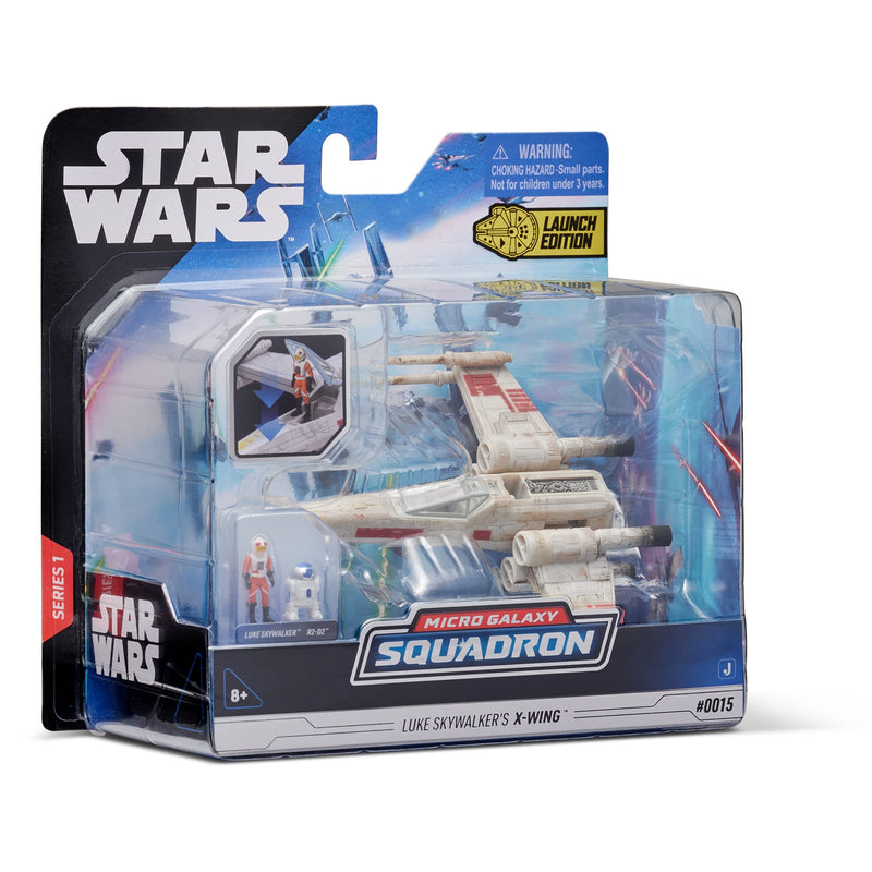 Star Wars 5-Inch X-Wing Starfighter Vehicle with Luke Skywalker & R2-D2 Micro Figures