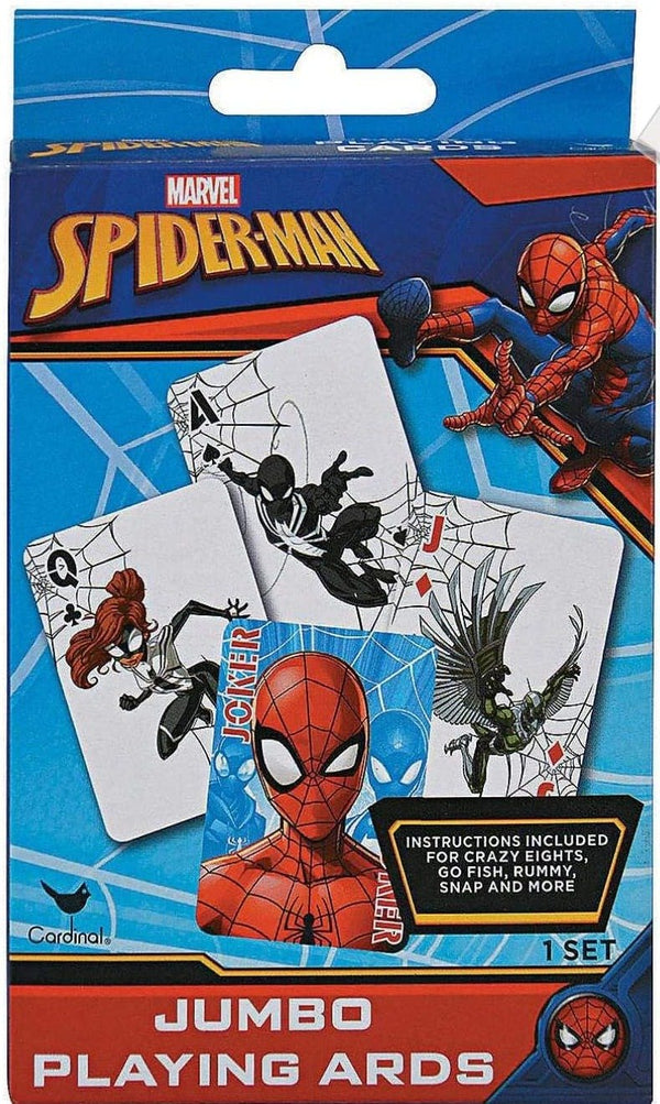 Spider-Man Jumbo Playing Cards - sctoyswholesale