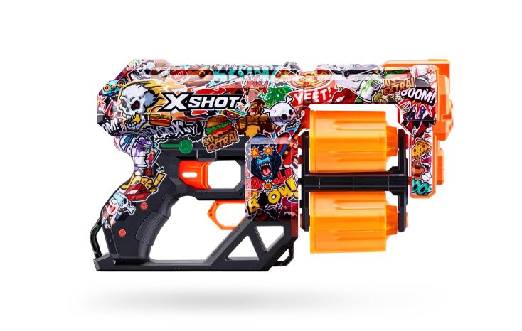 X-Shot Skins Dread Foam Dart Blaster (12 Dart) by ZURU