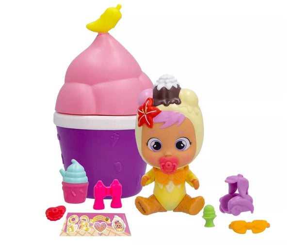 Cry Babies Magic Tears Icy World Frozen Frutti Doll Series, Styles May Vary