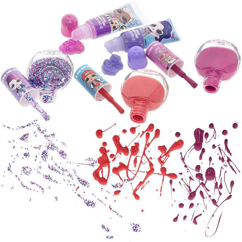 L.O.L Surprise! Townley Girl Ultimate Makeover Set with over 20 Pieces, Including Lip Gloss, Nail Polish, Press-On Nails, Nail Stickers and Reversible Sequin Bag