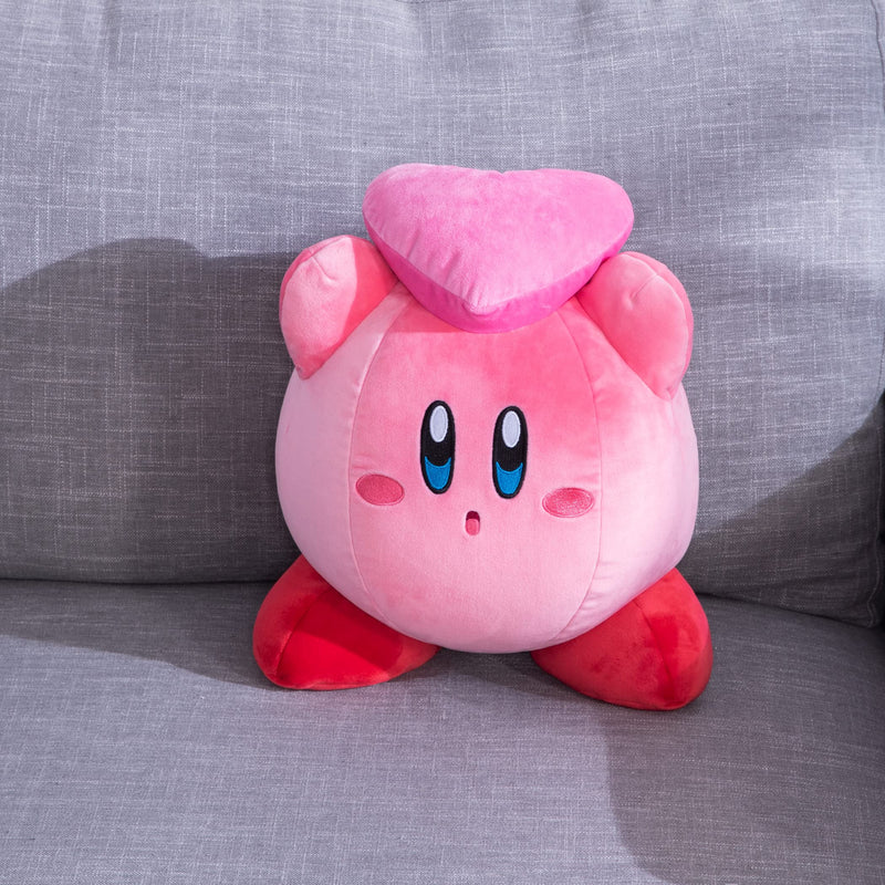 Club Mocchi Mocchi- Kirby Plush - Kirby and Friend Heart Plushie - Squishy Kirby Toys - Plush Collectible Valentines Plush -  15 Inch