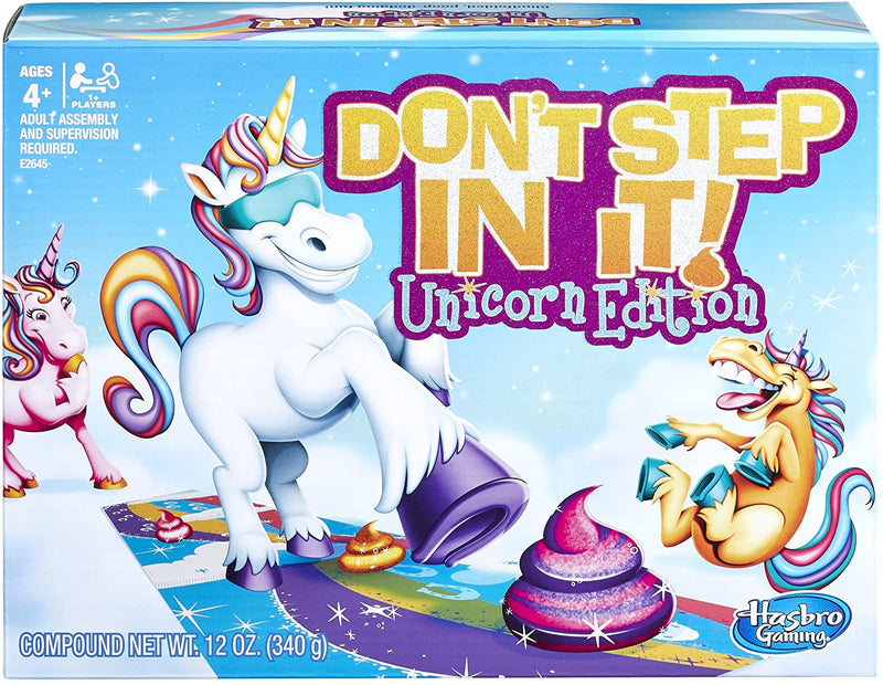 Hasbro Gaming Don’t Step In It Game, Unicorn Edition - sctoyswholesale