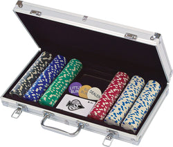 Cardinal 300 Ct. Poker Chips 11.5 gram in Aluminum Case (styles will vary) - sctoyswholesale