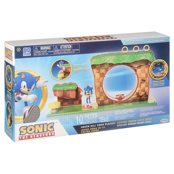 Sonic the Hedgehog - Green Hill Zone Playset - sctoyswholesale
